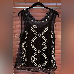 White House Black Market Sleeveless Top